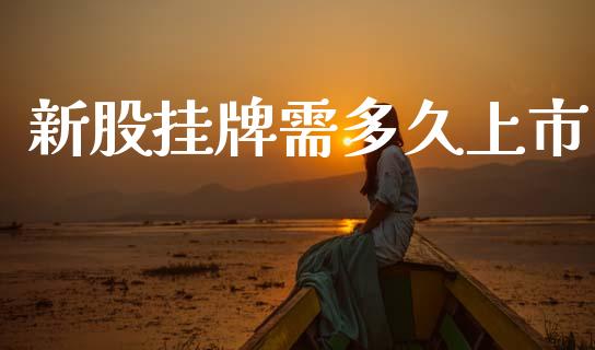新股挂牌需多久上市_https://m.eyunqq.com_新股申购_第1张