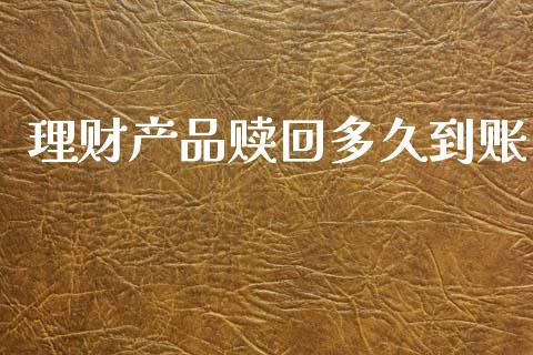 理财产品赎回多久到账_https://m.eyunqq.com_融资融券_第1张