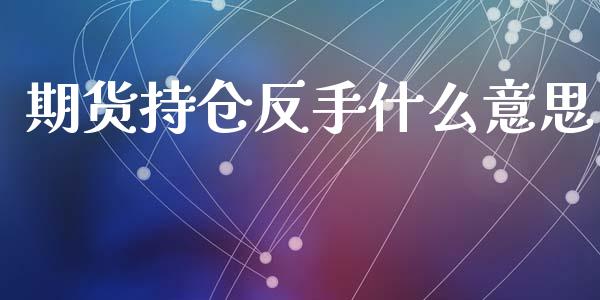 期货持仓反手什么意思_https://m.eyunqq.com_基金交易_第1张