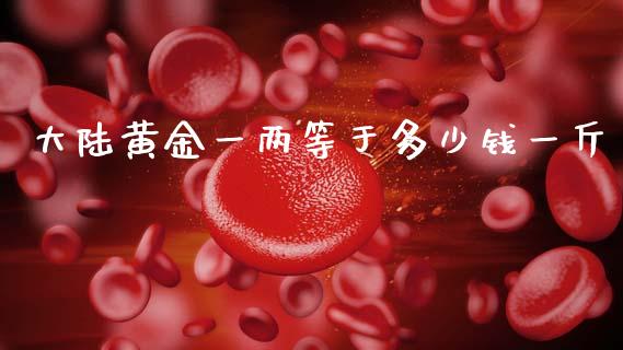 大陆黄金一两等于多少钱一斤_https://m.eyunqq.com_期货投资学习_第1张