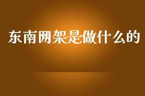 东南网架是做什么的_https://m.eyunqq.com_基金交易_第1张