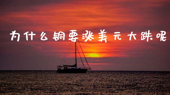 为什么铜要涨美元大跌呢_https://m.eyunqq.com_基金交易_第1张