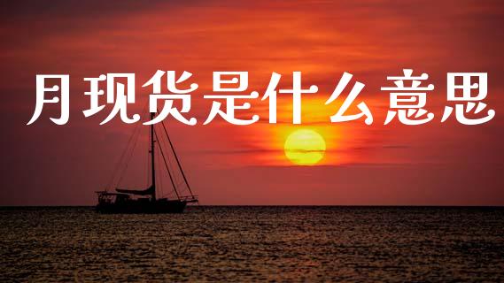 月现货是什么意思_https://m.eyunqq.com_融资融券_第1张
