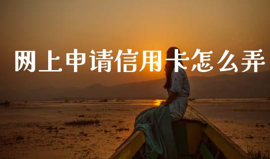 网上申请信用卡怎么弄_https://m.eyunqq.com_融资融券_第1张