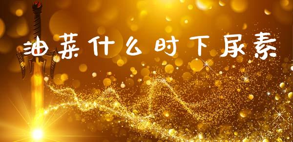 油菜什么时下尿素_https://m.eyunqq.com_新股申购_第1张