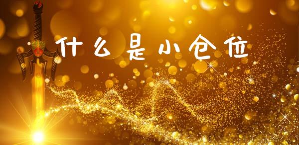 什么是小仓位_https://m.eyunqq.com_新股申购_第1张