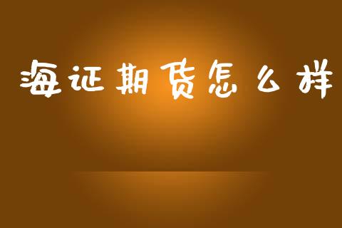 海证期货怎么样_https://m.eyunqq.com_基金交易_第1张
