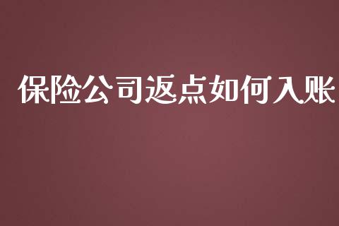 保险公司返点如何入账_https://m.eyunqq.com_期货投资学习_第1张