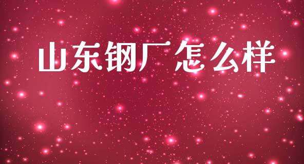 山东钢厂怎么样_https://m.eyunqq.com_基金交易_第1张