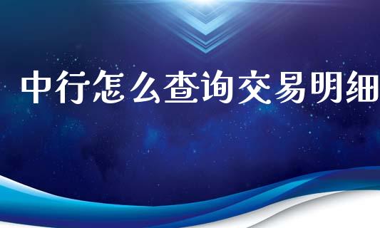 中行怎么查询交易明细_https://m.eyunqq.com_基金交易_第1张