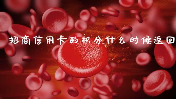 招商信用卡的积分什么时候返回_https://m.eyunqq.com_基金交易_第1张