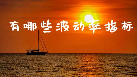 有哪些波动率指标_https://m.eyunqq.com_期货投资学习_第1张
