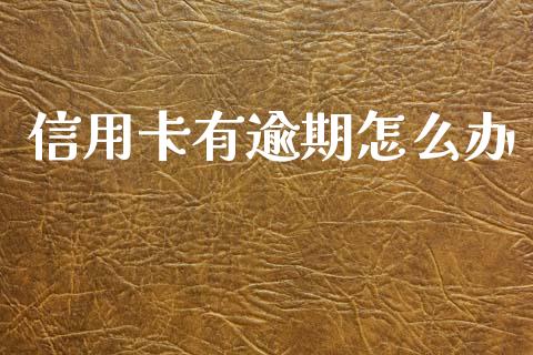 信用卡有逾期怎么办_https://m.eyunqq.com_新股申购_第1张