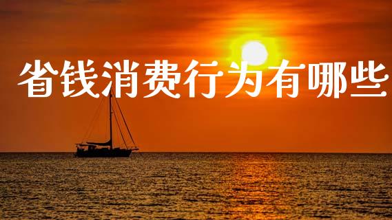 省钱消费行为有哪些_https://m.eyunqq.com_期货投资学习_第1张