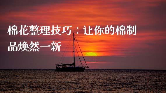 棉花整理技巧：让你的棉制品焕然一新_https://m.eyunqq.com_基金交易_第1张