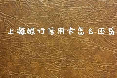 上海银行信用卡怎么还贷_https://m.eyunqq.com_新股申购_第1张