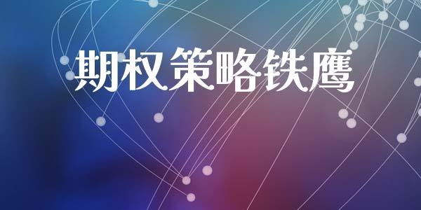 期权策略铁鹰_https://m.eyunqq.com_基金交易_第1张