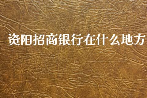 资阳招商银行在什么地方_https://m.eyunqq.com_融资融券_第1张