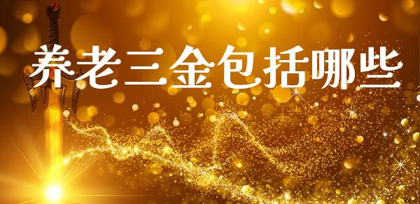养老三金包括哪些_https://m.eyunqq.com_期货投资学习_第1张