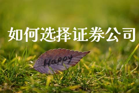 如何选择证券公司_https://m.eyunqq.com_融资融券_第1张
