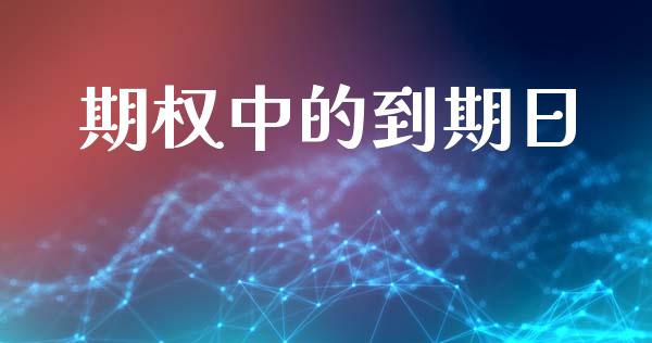 期权中的到期日_https://m.eyunqq.com_基金交易_第1张