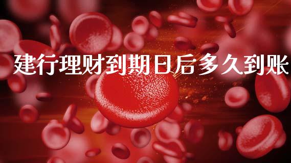 建行理财到期日后多久到账_https://m.eyunqq.com_期货投资学习_第1张