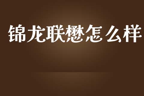 锦龙联懋怎么样_https://m.eyunqq.com_融资融券_第1张