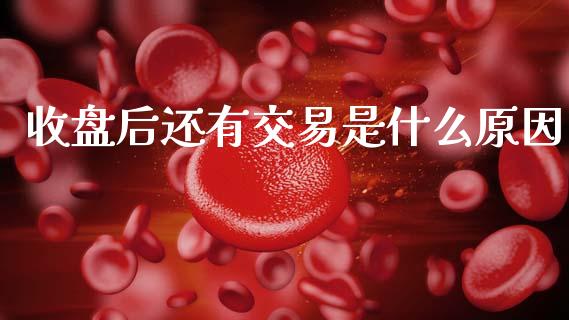 收盘后还有交易是什么原因_https://m.eyunqq.com_融资融券_第1张