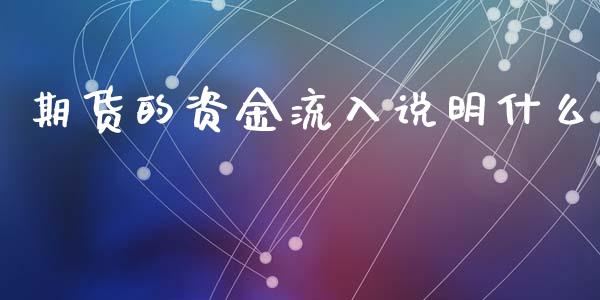 期货的资金流入说明什么_https://m.eyunqq.com_期货投资学习_第1张