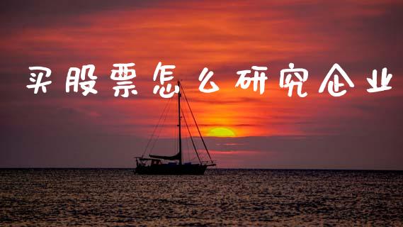 买股票怎么研究企业_https://m.eyunqq.com_新股申购_第1张