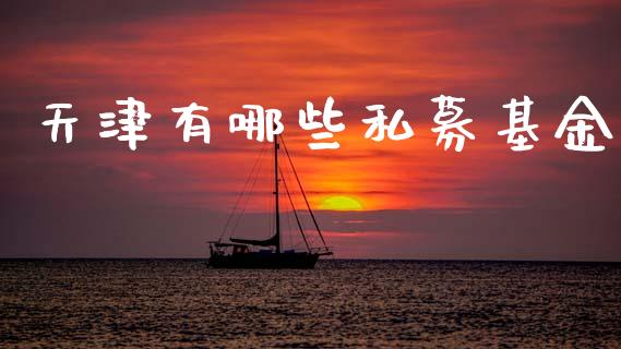 天津有哪些私募基金_https://m.eyunqq.com_基金交易_第1张