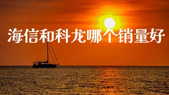 海信和科龙哪个销量好_https://m.eyunqq.com_期货投资学习_第1张