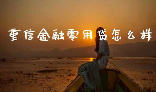 重信金融零用贷怎么样_https://m.eyunqq.com_期货投资学习_第1张