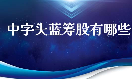 中字头蓝筹股有哪些_https://m.eyunqq.com_融资融券_第1张