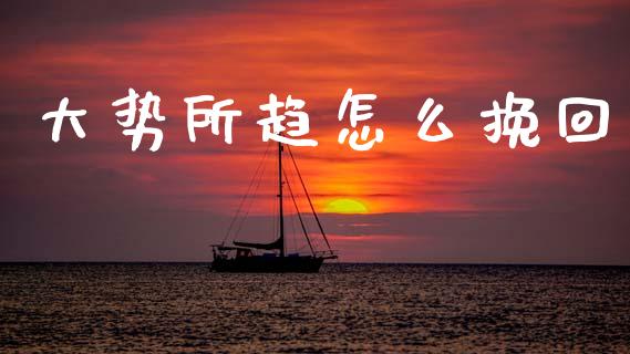 大势所趋怎么挽回_https://m.eyunqq.com_期货投资学习_第1张