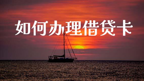如何办理借贷卡_https://m.eyunqq.com_期货投资学习_第1张