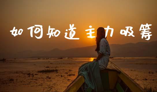 如何知道主力吸筹_https://m.eyunqq.com_期货投资学习_第1张