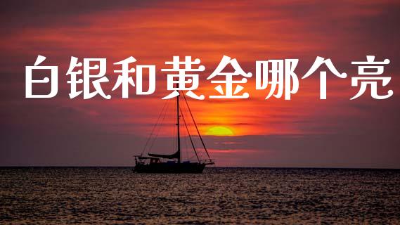 白银和黄金哪个亮_https://m.eyunqq.com_新股申购_第1张