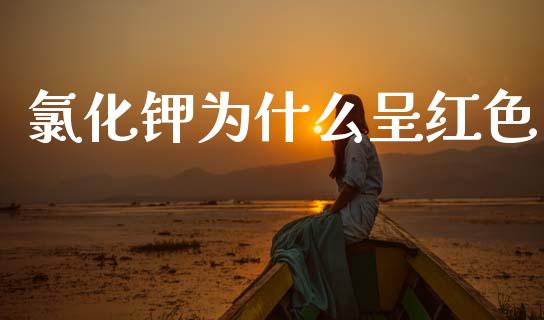 氯化钾为什么呈红色_https://m.eyunqq.com_融资融券_第1张