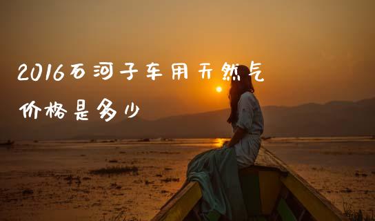 2016石河子车用天然气价格是多少_https://m.eyunqq.com_基金交易_第1张