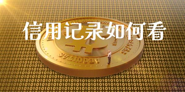 信用记录如何看_https://m.eyunqq.com_融资融券_第1张