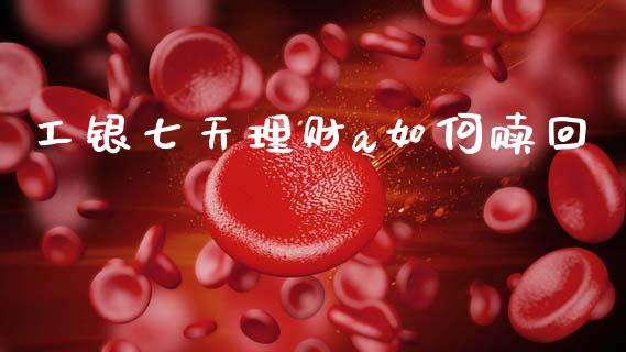 工银七天理财a如何赎回_https://m.eyunqq.com_期货投资学习_第1张