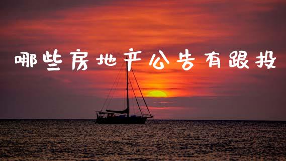 哪些房地产公告有跟投_https://m.eyunqq.com_新股申购_第1张