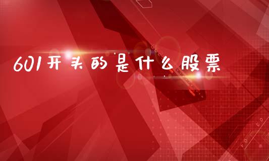 601开头的是什么股票_https://m.eyunqq.com_融资融券_第1张