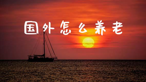 国外怎么养老_https://m.eyunqq.com_期货投资学习_第1张