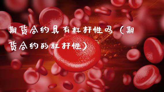 期货合约具有杠杆性吗（期货合约的杠杆性）_https://m.eyunqq.com_期货投资学习_第1张