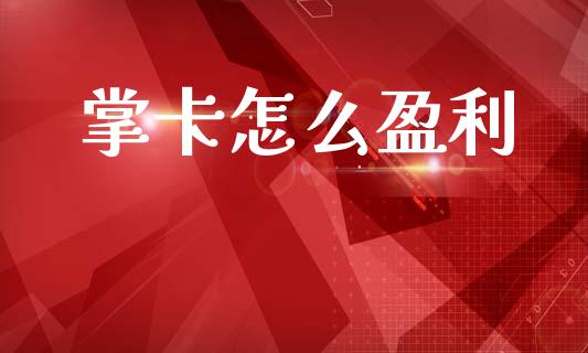 掌卡怎么盈利_https://m.eyunqq.com_期货投资学习_第1张