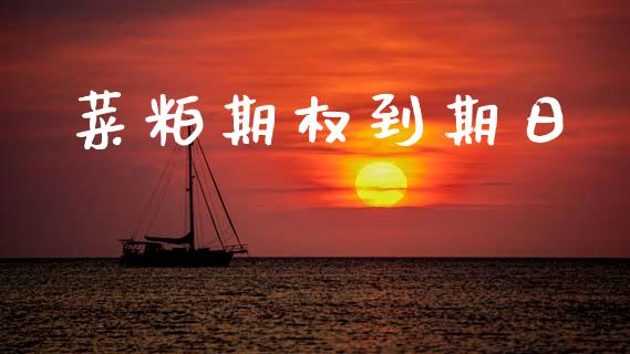 菜粕期权到期日_https://m.eyunqq.com_基金交易_第1张