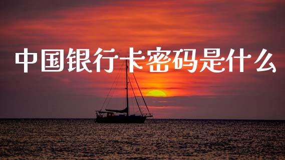 中国银行卡密码是什么_https://m.eyunqq.com_融资融券_第1张