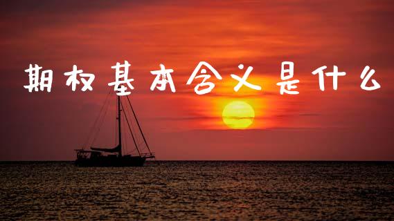 期权基本含义是什么_https://m.eyunqq.com_期货投资学习_第1张